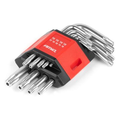TORX atslēgu komplekts CRV, 9 gab.