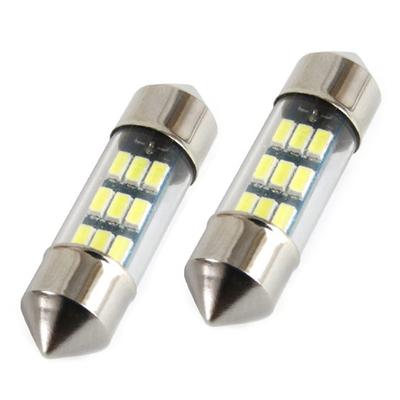 LED spuldze C5W/C10W/C3W 9SMD 3014 31 mm balta 12 V