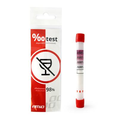 Vienreizlietojams sertificēts alkohola tests