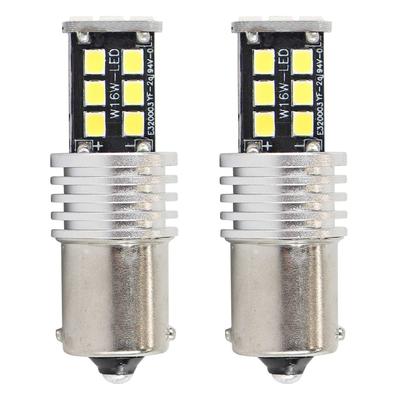 LED CANBUS spuldze 1156 BA15S P21W/R10W/R5W 15SMD 2835 balta 12/24 V