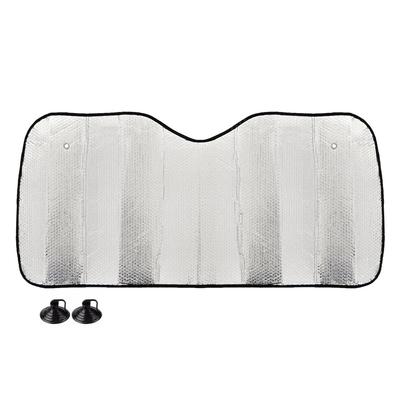 Saules aizsargs vējstiklam 130×60 cm, sudraba krāsas, PE burbuļplēve