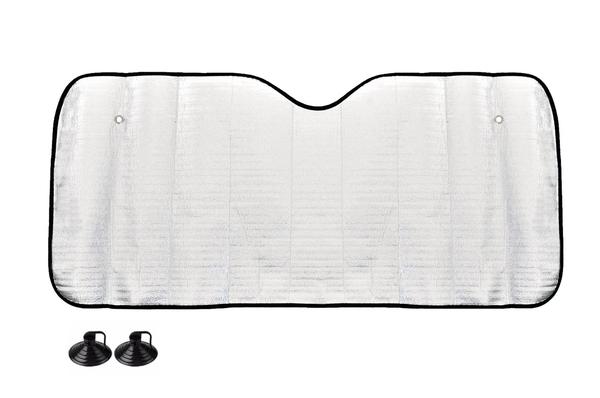 Priekšējā stikla pārsegs 145×70 cm, sudraba krāsas, EPE putas