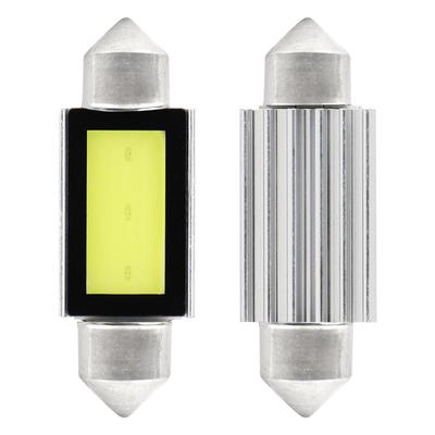 LED CANBUS COB spuldze C5W/C10W/C3W 39 mm balta 12 V