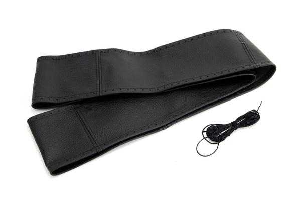 Šujams dabīgās ādas stūres rata pārvalks 43–45/92 mm