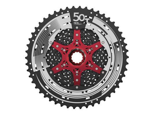 Kasete SUNRACE 11-50, 12ātr. Melna