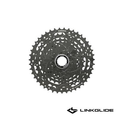 SHIMANO CUES LINKGLIDE zobrau kasete CS-LG400-10 10-ātr. 11-43T