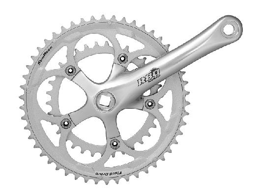 Vändad SunRace FCR86 50/34T, 8-käigulisele, 170mm