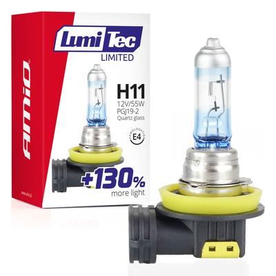 Halogēna spuldze H11 12 V 55 W LumiTec Limited +130%