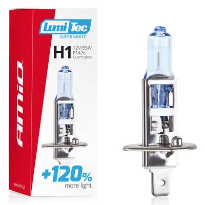 Halogēna spuldze H1 12 V 55 W LumiTec Super White +120%