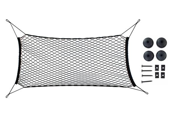 Kravas stiprināšanas tīkls ar stiprinājumiem 100×40 cm