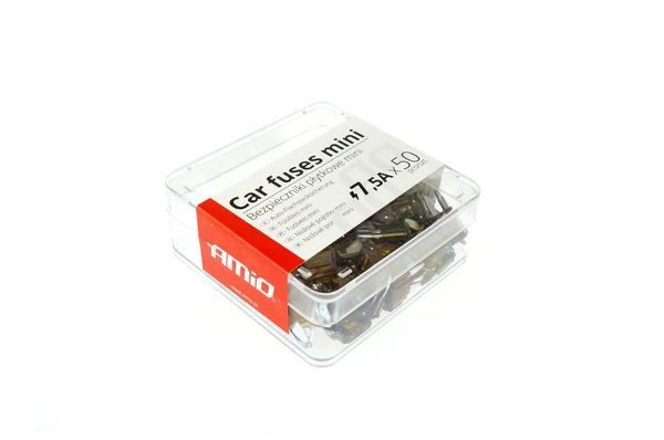 MINI auto drošinātāji 7,5 A, 50 gab.