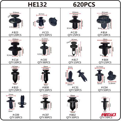 AUTO TÜÜBLITE KOMPLEKT 620TK A