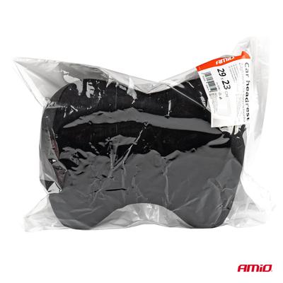 Auto sēdekļa galvas balsta spilvens ar Memory Foam CSH-05, melns