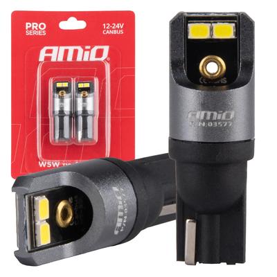 LED CANBUS PRO spuldze T10 W5W 4SMD 2016 balta 12/24 V