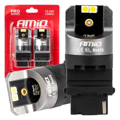 LED CANBUS PRO spuldze 3156 P27W 4SMD 3030 balta 12/24 V