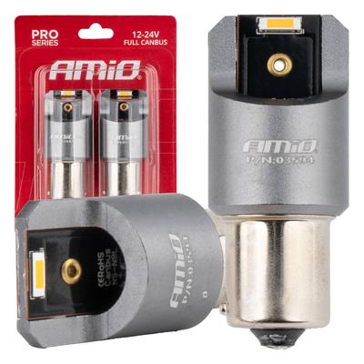 LED CANBUS PRO spuldze PY21W 2SMD 1860 oranža 12/24 V