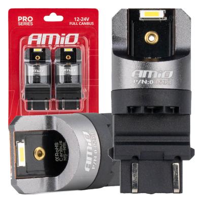 LED CANBUS PRO spuldze P27/7W 2SMD 3157 balta 12/24 V