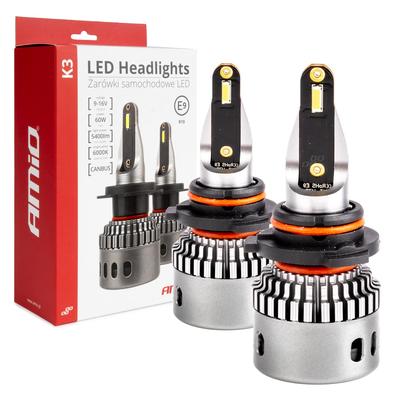 LED auto spuldzes K3 sērija HB3/HIR1 9011/H10 CANBUS 6000 K 12 V