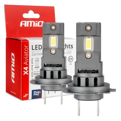 LED auto spuldzes X4 Aviator H7/H18 44 W 6500 K