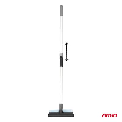 Alumīnija logu tīrītājs ar ūdens savācēju, 20 cm galva, 59/100 cm