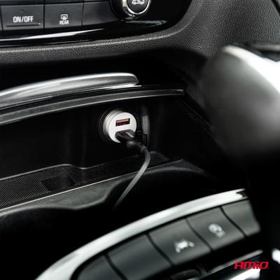 Auto lādētājs 12/24 V 2,1 A, 2×USB-A