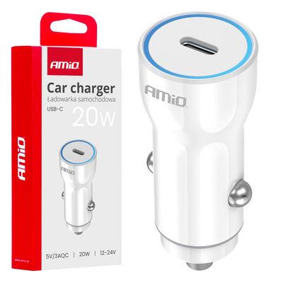 Auto lādētājs 12/24 V 20 W, USB-C