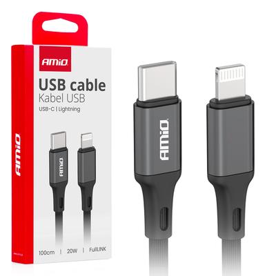 FullLINK USB-C–Lightning kabelis 20 W, 100 cm