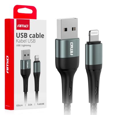 FullLINK USB-A–Lightning kabelis 3 A, 100 cm