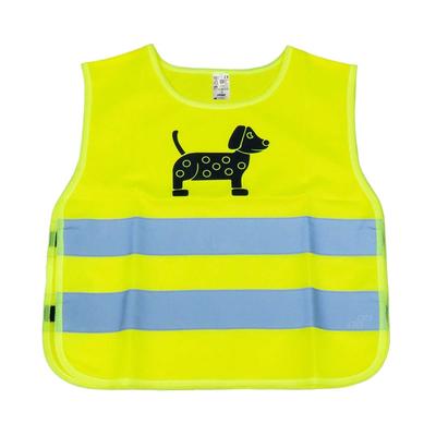 Sertificēta bērnu drošības veste DOG, dzeltena