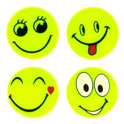 Fluorescējošu uzlīmju komplekts SMILE