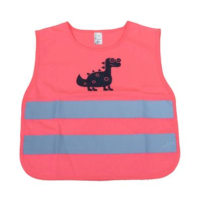 Bērnu drošības veste DINOSAUR, rozā