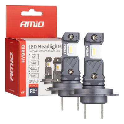 LED auto spuldzes Hybrid H7/H18 CANBUS 60 W 6000 K