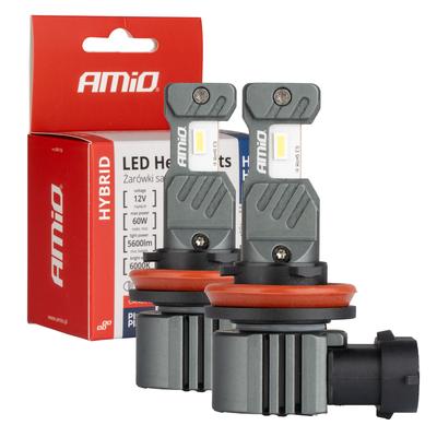 LED auto spuldzes Hybrid H8/H9/H11/H16 CANBUS 60 W 6000 K