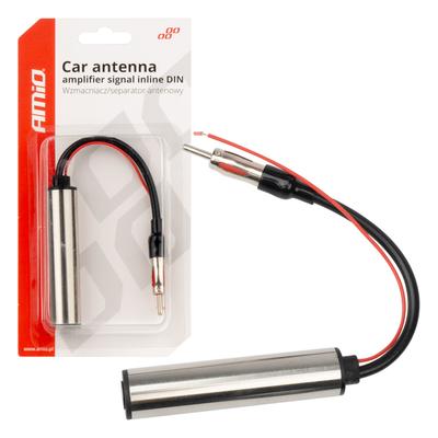 Auto antenas signāla pastiprinātājs DIN
