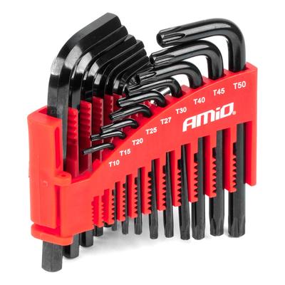 IMBUS HEX un TORX atslēgu komplekts CRV, melns, 22 gab.