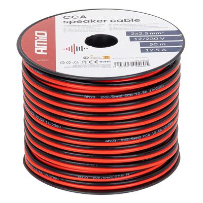 CCA vads 2×2,5 mm² 50 m 12,5 A