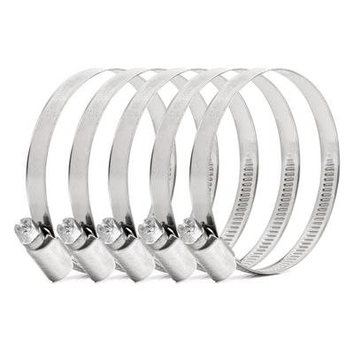 Skrūvējamas šļūteņu skavas W2 50–70 mm/9 mm, 5 gab.