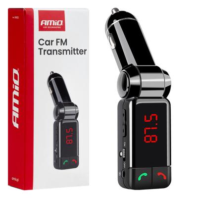 Auto FM raidītājs 12/24 V, 2×USB-A