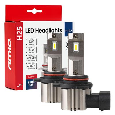 LED auto spuldzes H25 CANBUS HIR2 9012 31 W 12 V