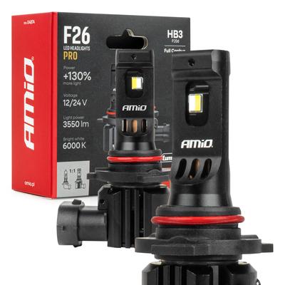 LED auto spuldzes LumiTec F26 PRO Limited +130% Duo Full CANBUS HB3 12/24 V