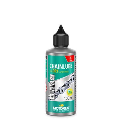 Eļļa Motorex Chainlube Dry Conditions Bottle 100ml.