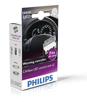 LED lampu adapteris CANBUS PHILIPS 5W