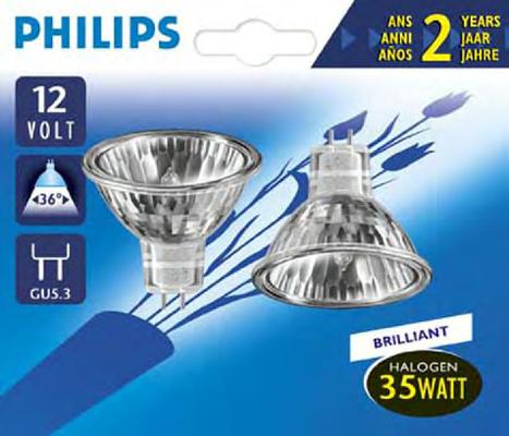 Lampa HALOGEENILAMPPU 35W GU5.3 12V 2 VUOTTA