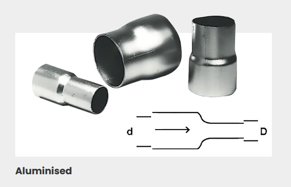 Izputēja caurules pāreja 76/70