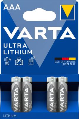 Baterija LITIUM AAA  4gab