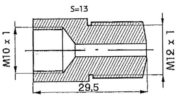 Pāreja M10X1/M12X1