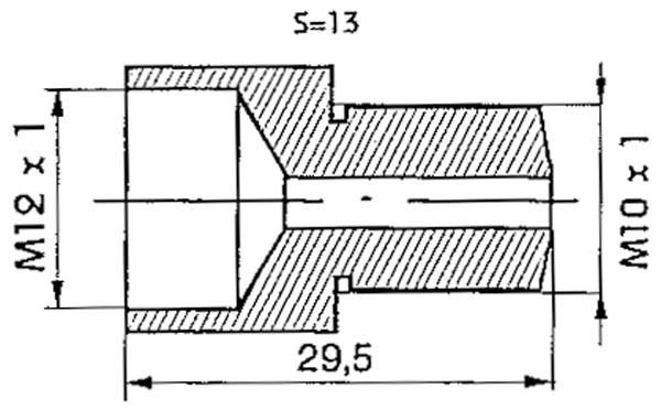 Pāreja M12X1/M10X1