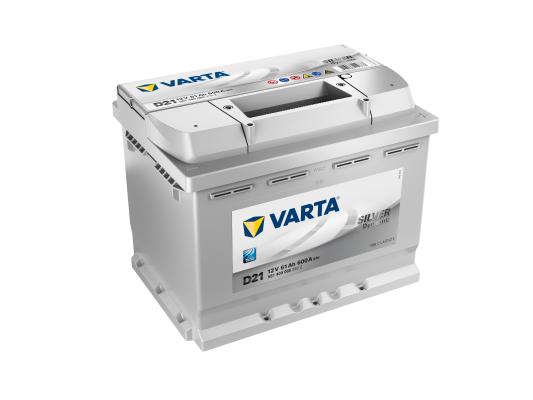 VARTA SILVER DYN D21 61Ah 600A 242X175X175 -/+