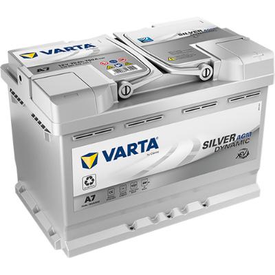 VARTA SILVER DYN xEV AGM A7 70Ah 760A 278X175X190 -/+