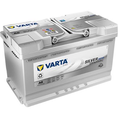 VARTA SILVER DYN xEV AGM A6 80Ah 800A 315X175X190 -/+